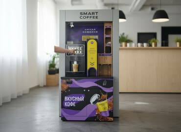 аппарат для вакуумной упаковки в домашних условиях цена: Автомат «SMART COFFEE» — полностью автономная умная кофейня — 1