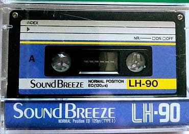 type c: Аудиокассета Sound Breeze LH-90 (Type I, Normal) / 1987 г. \ - Тип — 1