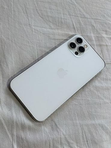 apple планшет: IPhone 12 Pro, Б/у, 128 ГБ, Белый, Наушники, Зарядное устройство, Защитное стекло, В рассрочку, 75 % — 3
