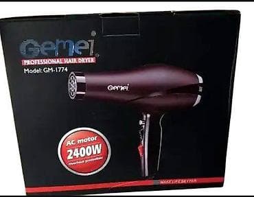 Охота и рыбалка: Фен Gemei GM-1774 — профессиональный фен для волос. Характеристики: - — 1
