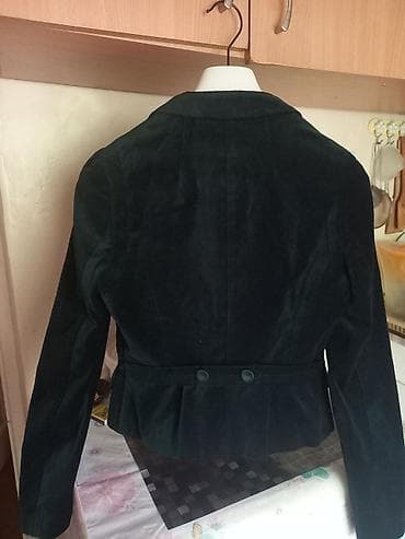 пижам: Пиджак, Блейзер, Бархат, Укороченная модель, Корея, S — 3