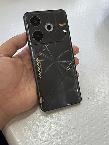 Tecno Pova 6 Neo, Б/у, 256 ГБ, цвет - Черный, 2 SIM
