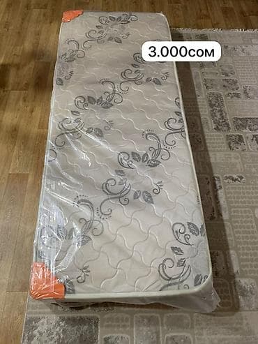 Мебель: Матрасы односпальные. Варианты: без рисунка — цена на фото: 1 000 — 2