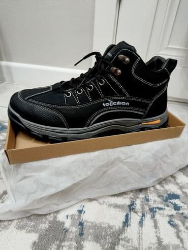 Туфли: Мужские ботинки, 42, Новый, цвет - Черный, Самовывоз — 1