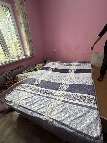 Эмерек: Эки кишилик керебет, Каркассыз матрас, узуну - 195 см — 4