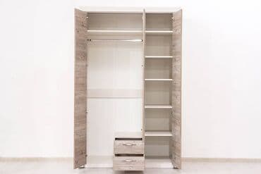 шыфонеры: Шкаф для одежды 3Д (Olivia 3D2S Z) коллекции Оливия, Дуб Анкона — 3