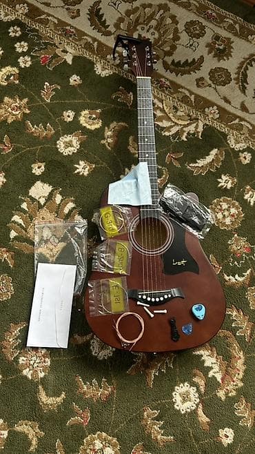 кукла купить: Акустическая гитара 40'' (формат Dreadnought с вырезом). Матовый — 4