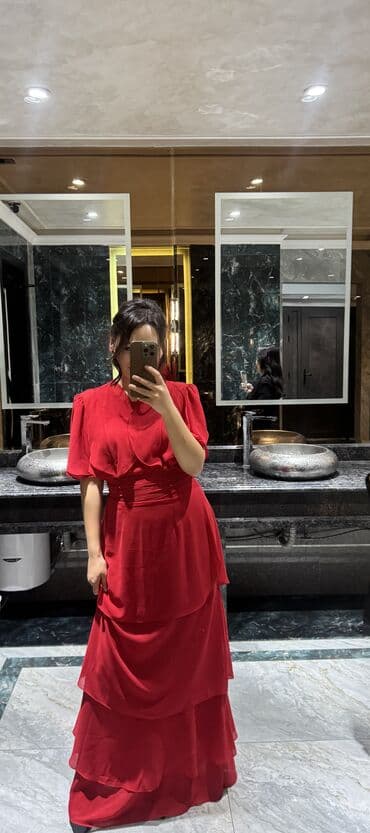 Вечерние платья: Вечернее платье, Русалка, Длинная модель, Без рукавов, L — 1