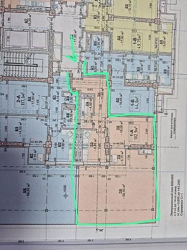 Недвижимость: 3 комнаты, 103 м², Элитка, 3 этаж, ПСО (под самоотделку) — 1