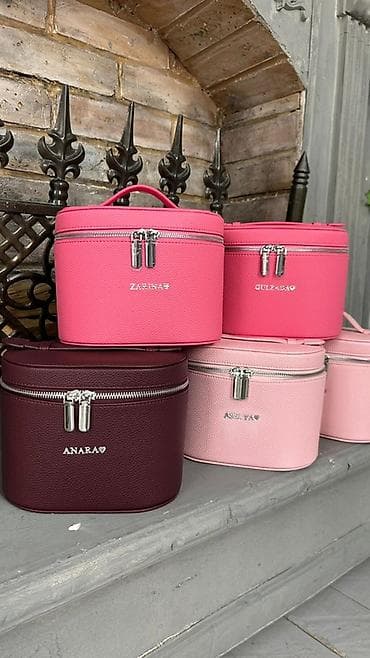 Жеке буюмдар: Косметика салчу баштык, Материалы: Жасалма булгаары, Аялдарга — 2