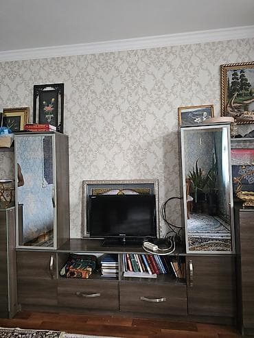 Эмерек гарнитурлары: Стол 120*150 высота 76 150*150 высота 76 кошулуп турат Стенка 388*173 — 1