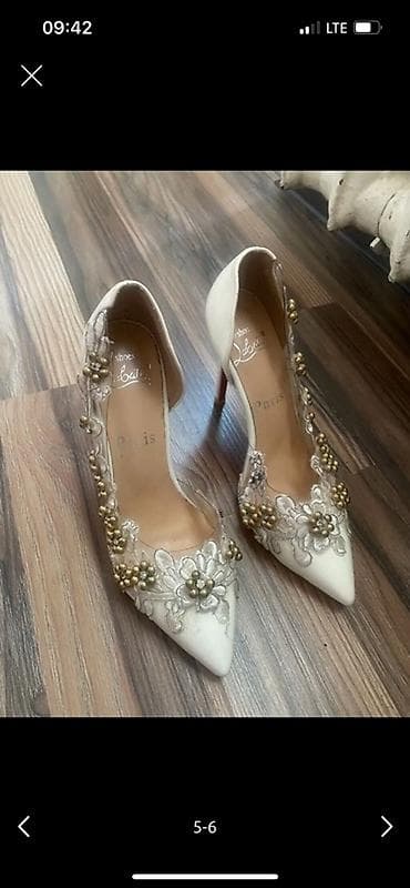 Туфли: Туфли, 36, Christian Louboutin, Новый, цвет - Белый — 4