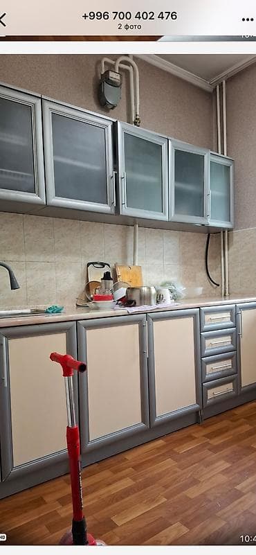 Кухонный гарнитур, цвет - Бежевый, ДСП