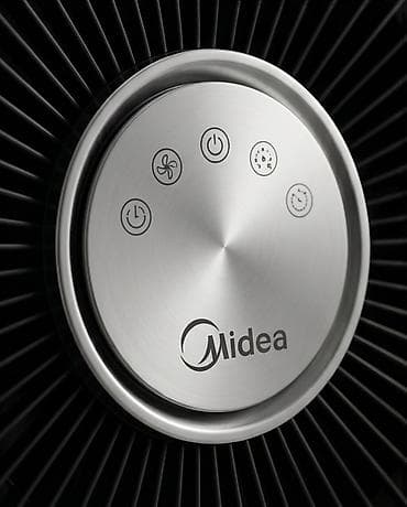 Бытовая техника: Напольный башенный вентилятор Midea - Элегантный вертикальный дизайн — 3