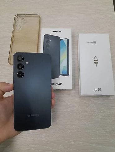 самсунг 06: Samsung Galaxy A16, 128 ГБ, цвет - Синий, 2 SIM — 1