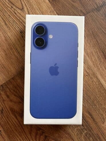 навушник айфон: IPhone 16, Новый, 128 ГБ, Синий, Защитное стекло, Чехол, Кабель, 100 % — 3