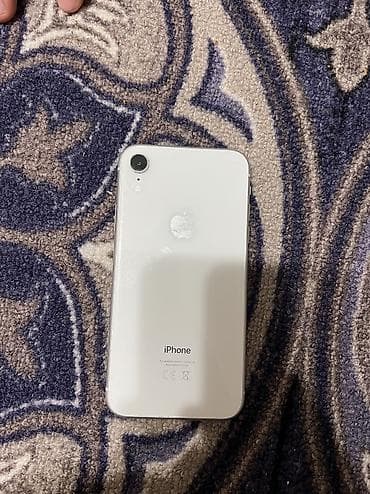 мерседес 210 2 2: IPhone Xr, Колдонулган, 128 ГБ, Ак, Каптама, 77 % — 1