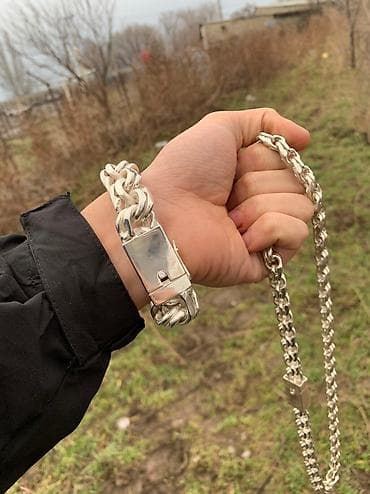 Личные вещи: Цепочка, Проба 960, Унисекс, Новый — 6