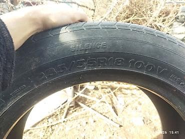 Шины и диски: Шины 235 / 55 / R 18, Лето, Б/у, Пара, Легковые, Китай — 3