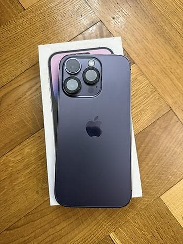 IPhone 14 Pro, 128 ГБ, Deep Purple, Коробка, 79 % at lalafo.kg IPhone 14 Pro, 128 ГБ, Deep Purple, Коробка, 79 %
