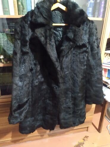 Другая мужская одежда: Шуба из натурального меха, цвет черный. - Классический — 3