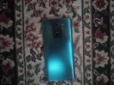 Redmi, Redmi Note 9, Б/у, 64 ГБ, цвет - Голубой, 1 SIM, eSIM, 2 SIM