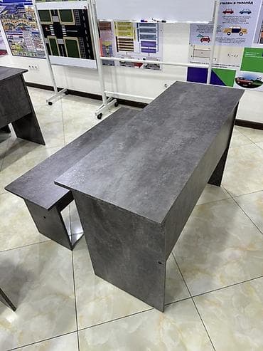 Тумбы и подставки: Комплект парты и стула, цвет - Серый — 2