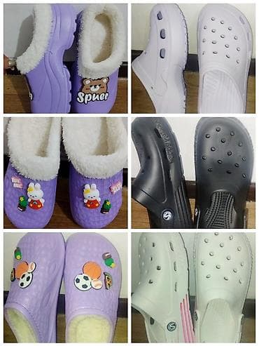 обувь для футбола: Новые Сабо 36-39 р, цена 350 сом, белые на высокой подошве 450 с — 2