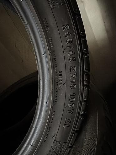 w210 55: Шины 245 / 45 / R 19, Лето, Б/у, Комплект, Германия, Pirelli — 3