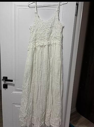 Плащи: Повседневное платье, Индия, Лето, Длинная модель, Хлопок, Сарафан, Стандарт — 4