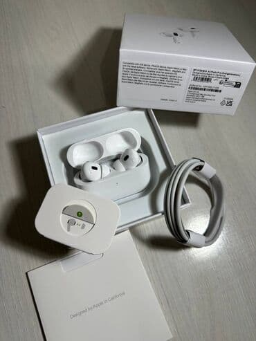 наушники с микрофоном: Вакуумные, Apple, Новый, Беспроводные (Bluetooth), Классические — 1