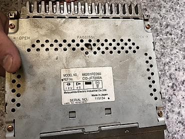 магнитола на х5: CD-чейнджер BMW + головное устройство Matsushita (Panasonic) Состав — 4