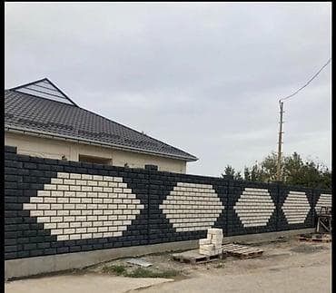 установка заборов: Заборы из пескоблока, Установка, Гарантия, Покраска забора — 8