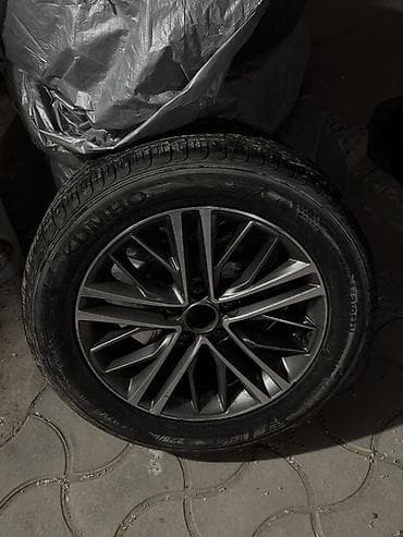 rays volk: Колеса в сборе 225 / 55 / R 17, Лето, Б/у, Запаска, Легковые, Литые — 1