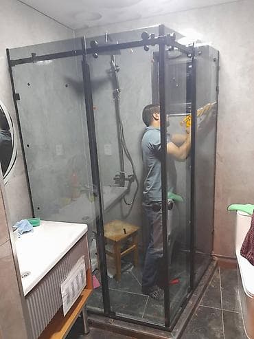 двер для душа: Изготовление и монтаж стеклянных душевых ограждений под размер - — 4