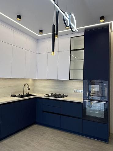 вытяжки очок: Кухонный гарнитур, Новый, цвет - Белый, МДФ, Бесплатная доставка — 1