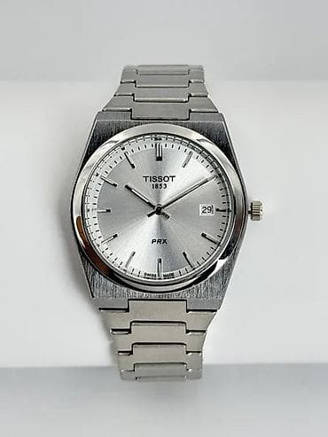 Наручные часы: Часы Tissot PRX 1853, из нержавеющей стали водонепроницаемые - — 1