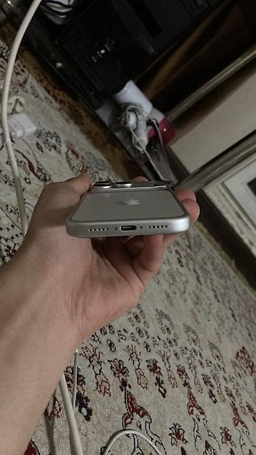 IPhone 15 Pro Max, Б/у, 512 ГБ, Серебристый, 100 %