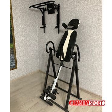 тренажер гиперэкстензия купить бу: Заводской турник 3в1 5000с Установка 1000сом Инверсионный стол со — 1