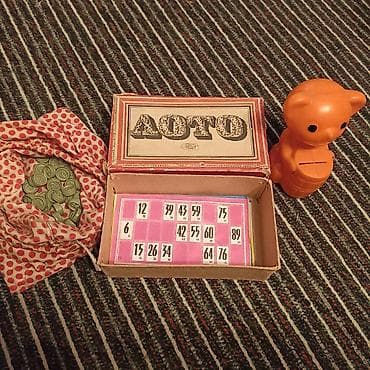 Спорт жана эс алуу: Настольная игра «Лото» + копилка и монеты СССР Состав набора: - — 1