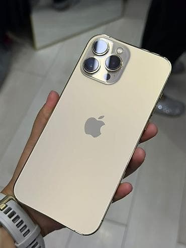 iphone 16 plus: IPhone 13 Pro Max, Б/у, 128 ГБ, Золотой, 81 % — 4
