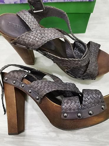 Сабо: Итальянская обувь Bruno Premi. Новые кожаные туфли с аутлета с удобной — 1