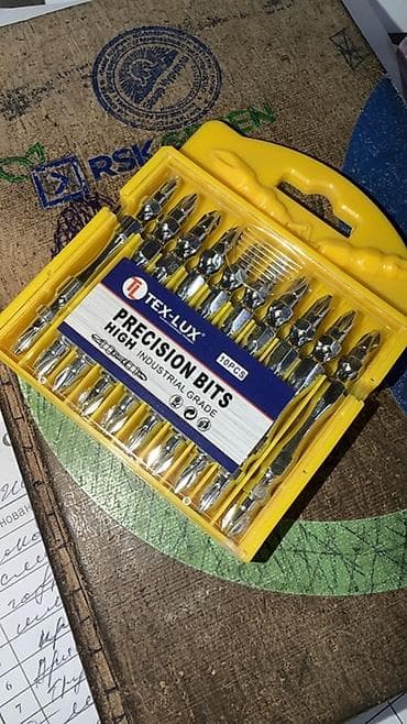 Набор прецизионных бит TEX-LUX, 10 шт. - Серия: Precision Bits, High