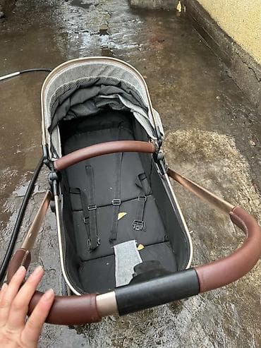 Прогулочная коляска с люлькой-трансформером 2в1 с автолюлькой -