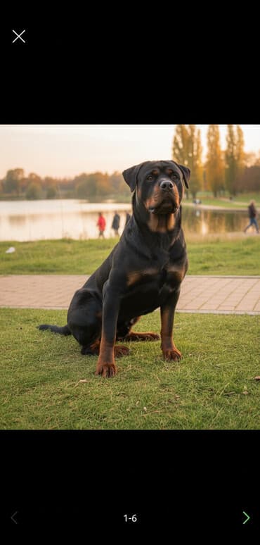купить дрессированную собаку: Ротвейлер, 3 года, Самец, С прививкой — 1