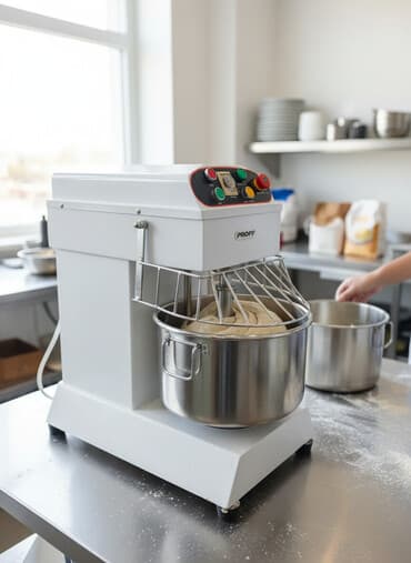 Посуда и кухонный инвентарь: Тестомес Спиральный, 25 кг — 1