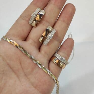 свадебные платья от производителя: Набор украшений, Проба 925, Женские, Новый — 3