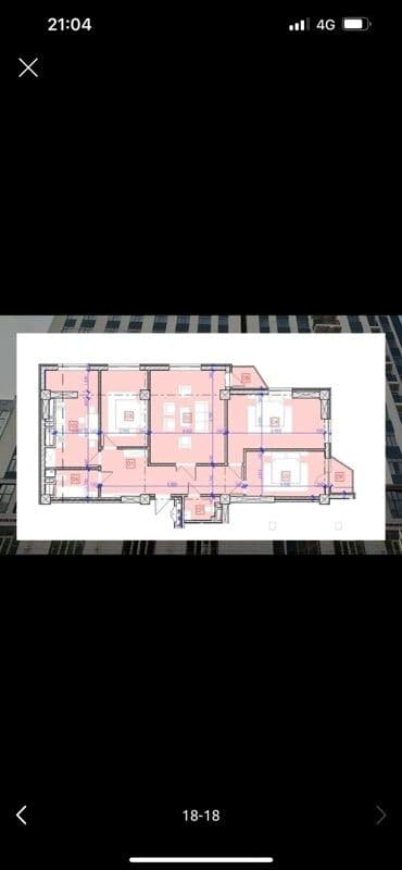 7 микра район: 4 комнаты, 125 м², Элитка, 7 этаж, ПСО (под самоотделку) — 2