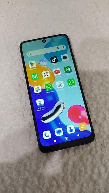 Redmi, Redmi Note 11, Б/у, 128 ГБ, цвет - Черный, 2 SIM
