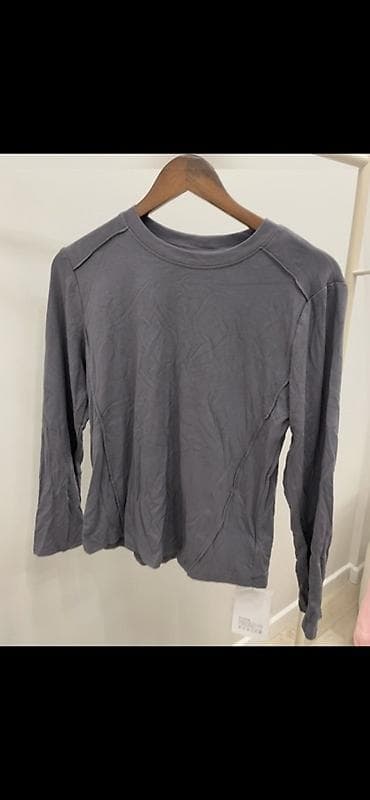 Лонгслив, түсү - Боз, Кытай, S, M, L lalafo.kg да Лонгслив, түсү - Боз, Кытай, S, M, L